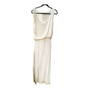 Zenana Premium White Sleeveless Maxi Dress Size XL